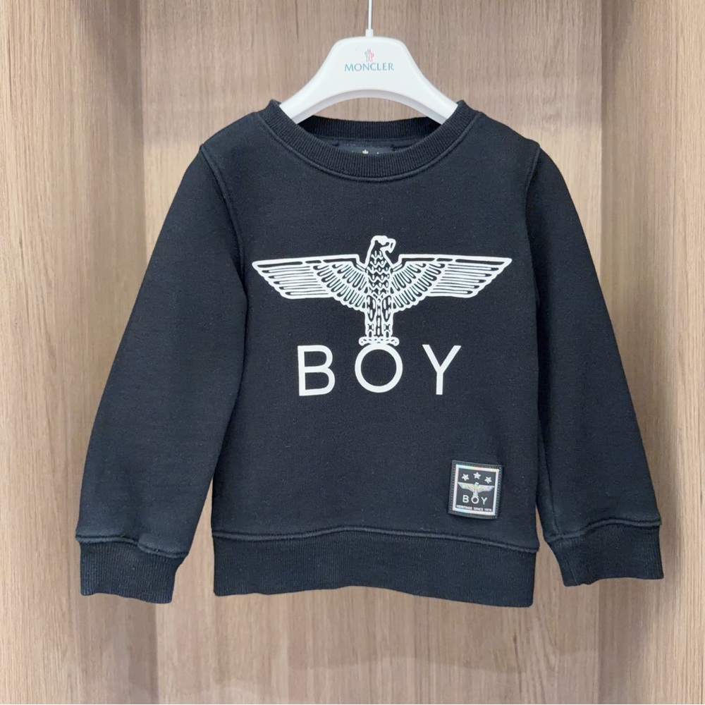 Boy Eagle Black Kids Sweatshirt